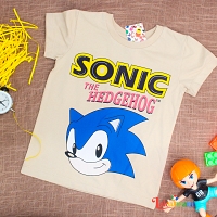 Sonic 7-8 Year Cream T Shirt